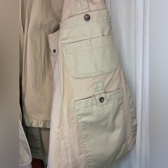 Duluth Trading Mens ORIGINAL “Fire Hose Presentation Jacket"  in Desert Khaki - Picture 8 of 9